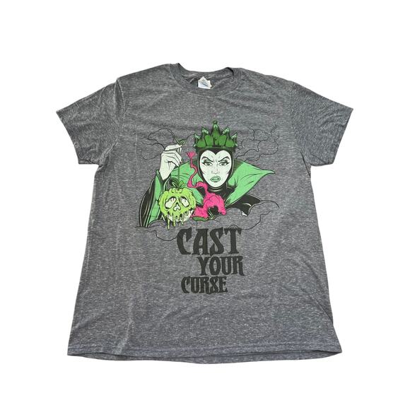 Disney Villain Evil Queen Cast Your Curse Shirt Size Large - Picture 1 of 5